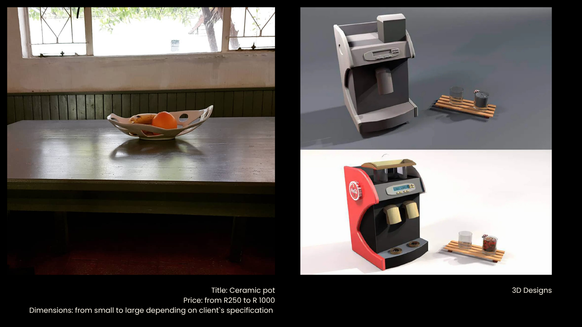 3D and object design concept work